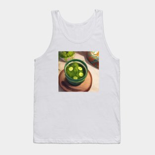 Matcha Japanese Tea Time Tank Top